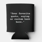 Create Your Own Custom Quote 缶クーラー (裏面)