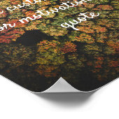 Create Your Own Custom Quote Poster - Fall Forest ポスター (角)