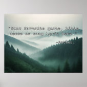 Create Your Own Custom Quote Poster Text & Image 3 ポスター (正面)