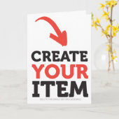 CREATE-YOUR-OWN Custom upload design Christmas カード (黄色い花)