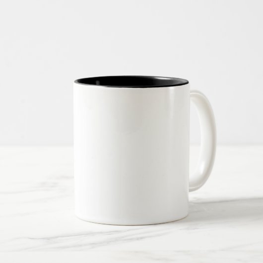 Create Your Own Customizable Combo Mug Black ツートーンマグカップ (正面右)