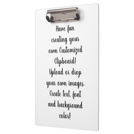 Create Your Own Customizable Personal クリップボード (左)