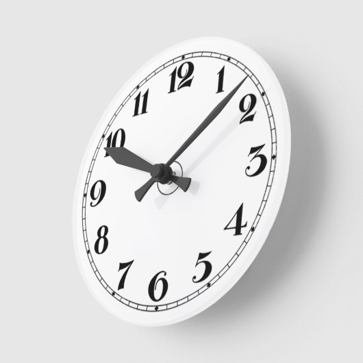 Create Your Own Customize 8" Wall Clock ラウンド壁時計 (傾斜)