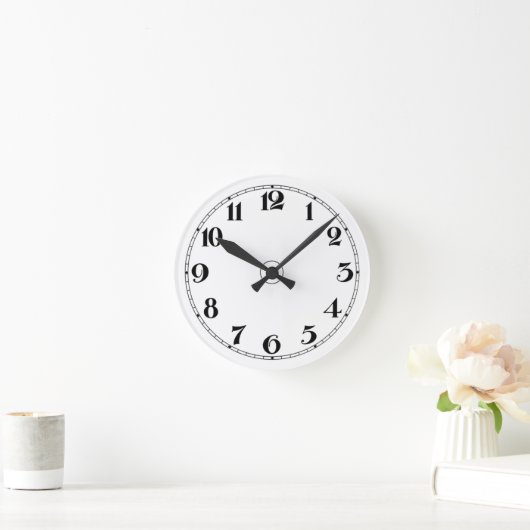 Create Your Own Customize 8" Wall Clock ラウンド壁時計 (ホーム)