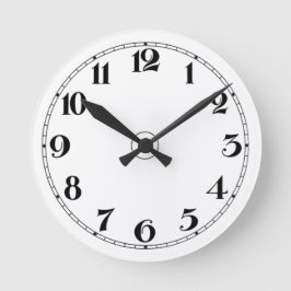 Create Your Own Customize 8" Wall Clock ラウンド壁時計