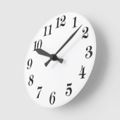 Create Your Own Customize 8" Wall Clock ラウンド壁時計 (傾斜)