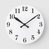Create Your Own Customize 8" Wall Clock ラウンド壁時計 (正面)