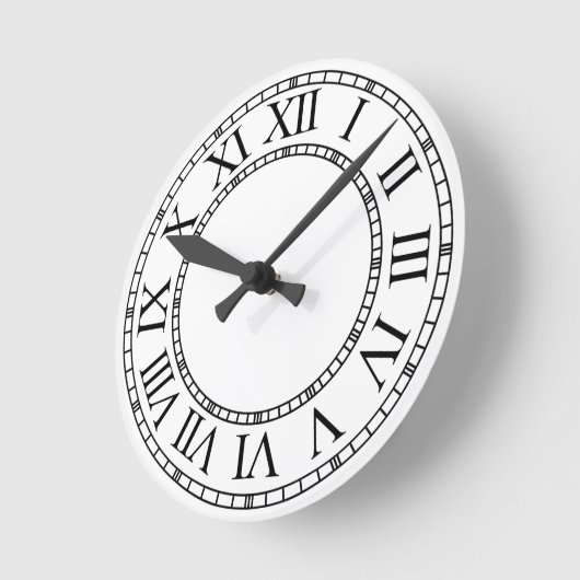 Create Your Own Customize 8" Wall Clock ラウンド壁時計 (傾斜)