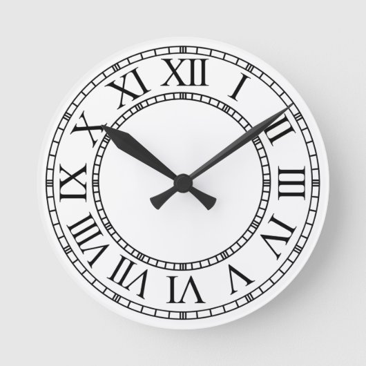 Create Your Own Customize 8" Wall Clock ラウンド壁時計 (正面)
