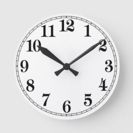 Create Your Own Customize 8" Wall Clock ラウンド壁時計