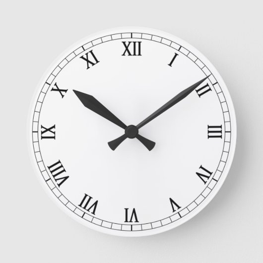 Create Your Own Customize 8" Wall Clock ラウンド壁時計 (正面)