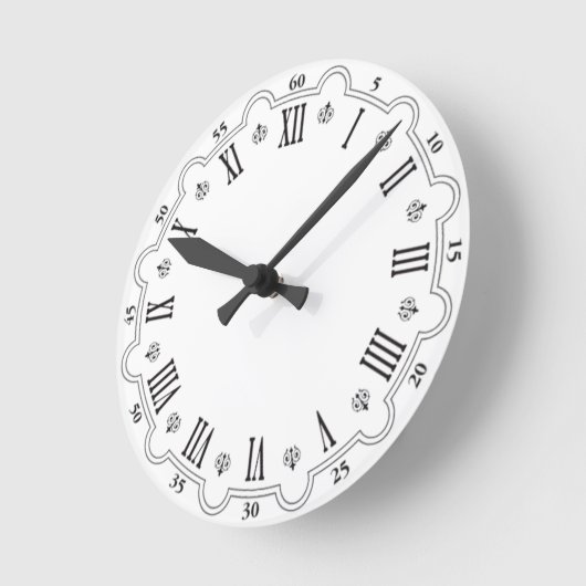 Create Your Own Customize 8" Wall Clock ラウンド壁時計 (傾斜)