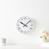 Create Your Own Customize 8" Wall Clock ラウンド壁時計 (ホーム)