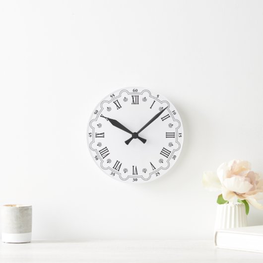 Create Your Own Customize 8" Wall Clock ラウンド壁時計 (ホーム)