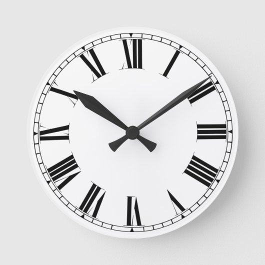 Create Your Own Customize 8" Wall Clock ラウンド壁時計 (正面)