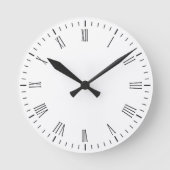 Create Your Own Customize 8" Wall Clock ラウンド壁時計 (正面)