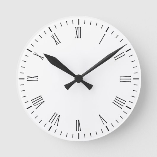 Create Your Own Customize 8" Wall Clock ラウンド壁時計 (正面)