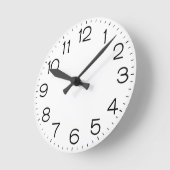Create Your Own Customize 8" Wall Clock ラウンド壁時計 (傾斜)