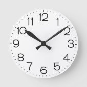 Create Your Own Customize 8" Wall Clock ラウンド壁時計 (正面)