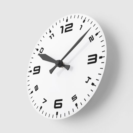 Create Your Own Customize 8" Wall Clock ラウンド壁時計 (傾斜)