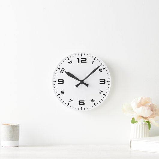 Create Your Own Customize 8" Wall Clock ラウンド壁時計 (ホーム)