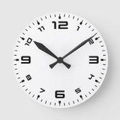 Create Your Own Customize 8" Wall Clock ラウンド壁時計 (正面)