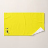 Create Your Own Customize Monogram Color Match バスタオルセット (ハンドタオル)