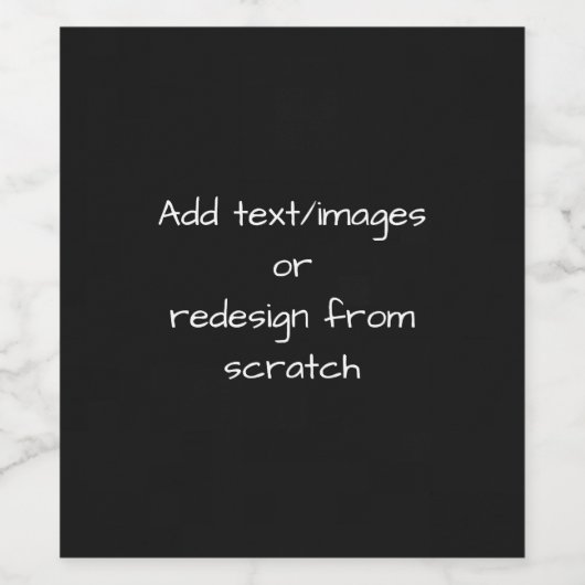 Create Your Own Customized ワインラベル (シングルラベル)