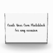 Create Your Own Customized/Personalize Photo Block フォトブロック (正面)