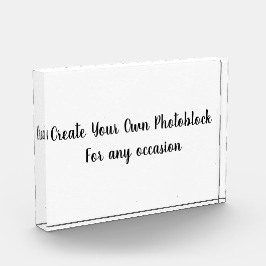 Create Your Own Customized/Personalize Photo Block フォトブロック (左)