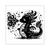 Create Your Own Cute Fire Breathing Dragon ラバースタンプ (インプリント)