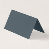 Create Your Own dark gray azure Folded Card (裏面)
