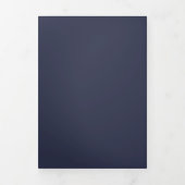 Create Your Own dark gray blue Custom Programs 三つ折りプログラム (カバー)