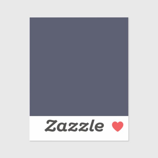 Create Your Own dark gray blue customizable シール (シート)