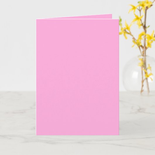 Create Your Own dark gray blue personalized カード (黄色い花)