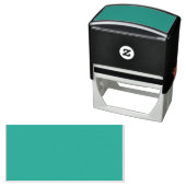 Create Your Own dark gray blue personalized  セルフインキングスタンプ (インサイチュ)