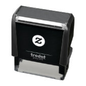 Create Your Own dark gray blue personalized  セルフインキングスタンプ (商品)