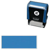 Create Your Own dark gray blue personalized  セルフインキングスタンプ (インサイチュ)