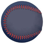 Create Your Own dark gray blue personalized ソフトボール (正面左)