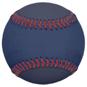 Create Your Own dark gray blue personalized ソフトボール (裏面)