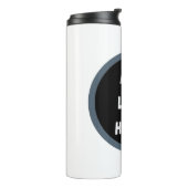 Create Your Own dark gray blue personalized タンブラー (回転左)