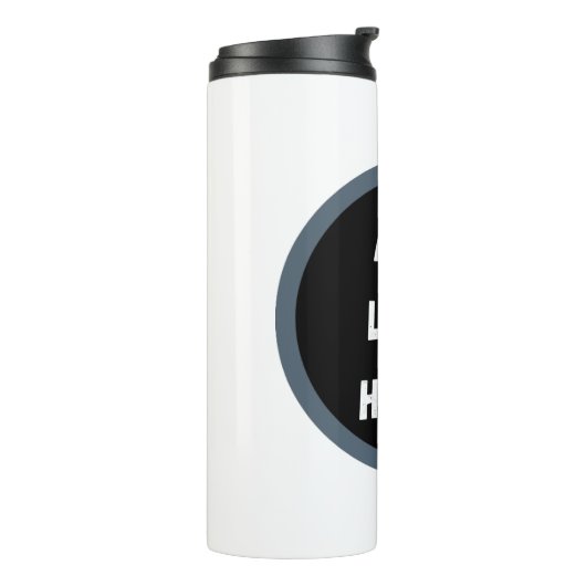 Create Your Own dark gray blue personalized タンブラー (回転左)