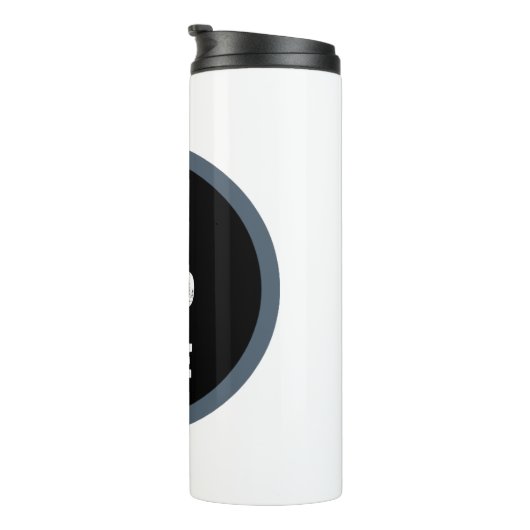 Create Your Own dark gray blue personalized タンブラー (回転右)