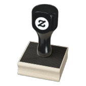 Create Your Own dark gray blue personalized  ラバースタンプ (スタンプ)