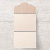 Create Your Own dark gray Custom Design オールインワン招待状 (内側)