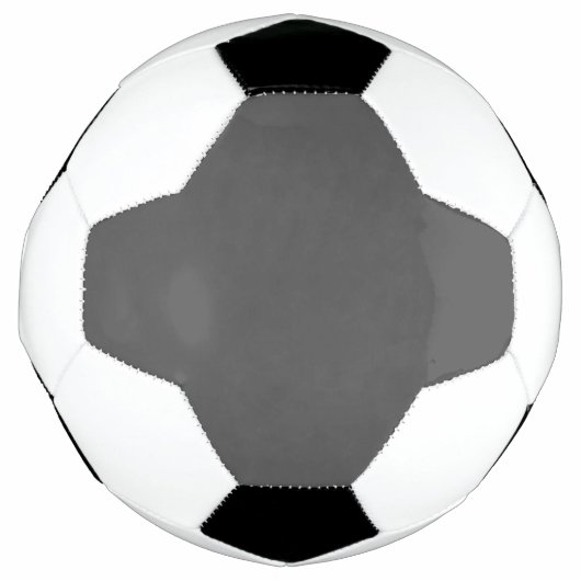 Create Your Own dark gray Custom Design サッカーボール (正面)