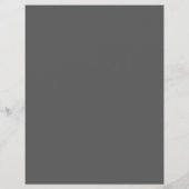 Create Your Own dark gray Custom Design チラシ (裏面)