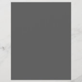 Create Your Own dark gray Custom Design チラシ (正面)