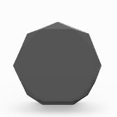 Create Your Own dark gray Custom Design フォトブロック (正面)