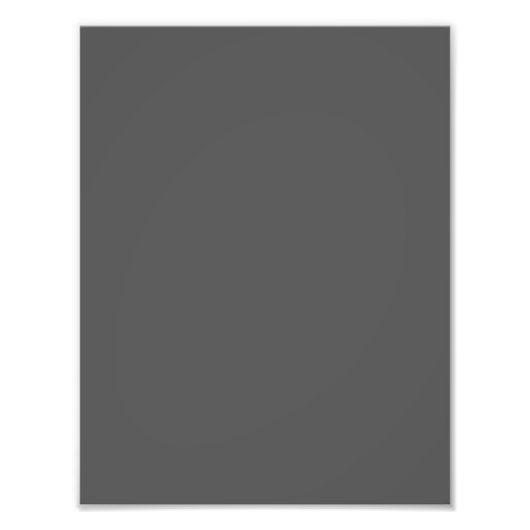 Create Your Own dark gray Custom Design フォトプリント (正面)